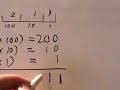 Boolean Algebra: Binary Numbers