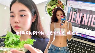 Eating like blackpink JENNIE for 3 days (korean recipes)