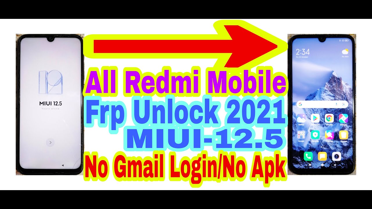 All Redmi Mobile MIUI-12.5 Frp Bypass Without Pc | New All Redmi Mobile MIUI-12.5 Frp Bypass Without Pc | New