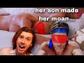 MILF Manor blindfolded massage FROM HER SON