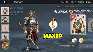 Shadow Fight 3 Maxed Monkey King Set