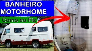 Banheiro E Hidráulica Do Motorhome E Trailer Como Fazer - Motorhome Caseiro