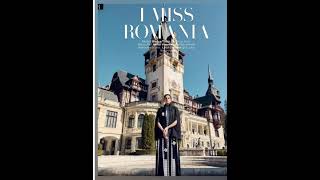 Beautiful Romania Bianca Tirsin First Usa Cover & Editorial Magazine Vigour I Miss Romania