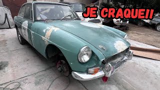 Mgb Gt V8 Je Refais Toute La Face Avant A 3 Semaines Du Tour Grosse Surprise À La Fin
