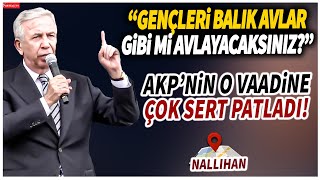 Mansur Yavaş AKP'nin o vaadine çok sert patladı! \