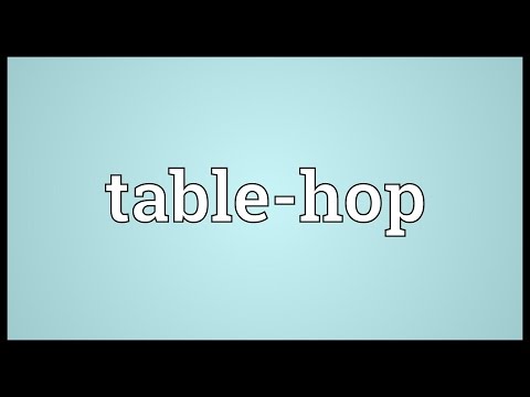 Header of table-hop
