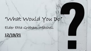 "What Would You Do?" | FPCMVNY