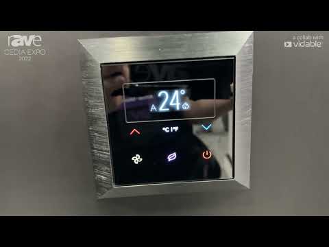 CEDIA Expo 22: Black Nova Demonstrates Multipurpose Thermostats with Various Mounting Options