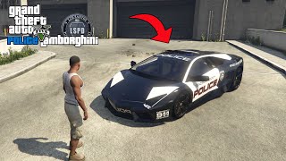 Secret Police Lamborghini Location In Gta 5 Story Mode Secret Cars