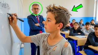 Öğretmen Faki̇r Öğrenci̇yi̇ Aşağilamaya Çalişti Ama Onun 9 Di̇lde Yazdiğini Görünce Şoke Oldu