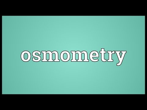 Header of osmometry