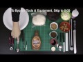 Pancake Illusion Cake with Suspended Syrup Bottle - a Cupcake Addiction How To Tutorial