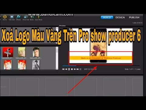 Hướng Dẫn Xoá Chữ Màu Vàng Trên Proshow producer 6