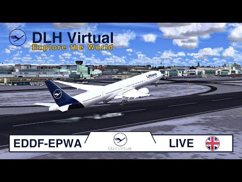 DLH Virtual | #1 | ✈️ EXPLORE THE WORLD 🌍 | EDDF-EPWA | Live