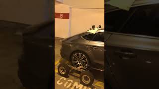 Underground/Parking garage Towing with Dollies! #MetroTowing