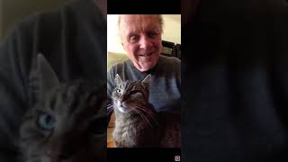 Anthony Hopkins Playing The Piano With His Cat