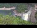 川俣ダムと瀬戸合峡・渡らっせ吊橋　