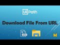 UiPath | Download File From URL | How to download file from website | Download File from Browser