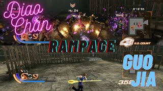 Dynasty Warriors 7 Xl Definitive Edition Diao Chan & Guo Jia Challenge Mode - Rampage