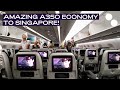 QATAR AIRWAYS A350-900XWB ECONOMY CLASS I DOHA - SINGAPORE