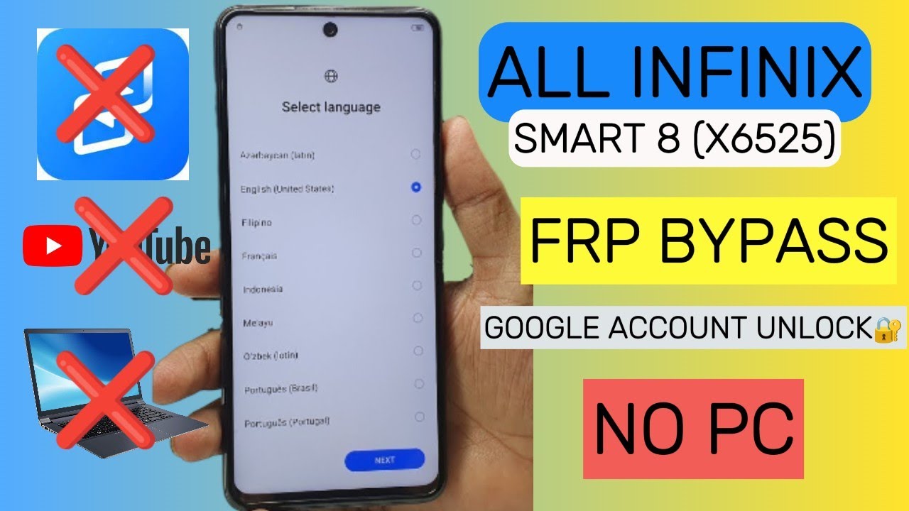 All Infinix Smart 8 (x6525) Frp Bypass || Remove Google All Infinix Smart 8 (x6525) Frp Bypass || Remove Google