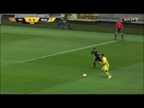 БАТЭ 1-0 Шахтёр. Гол Родионова