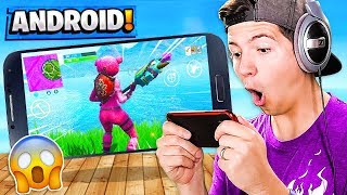 *NEW* FORTNITE Android Mobile Gameplay! (Fortnite: Battle Royale Android)