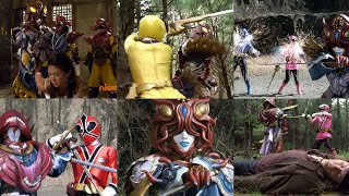 All Dayus Fight Scenes - Power Rangers Samurai