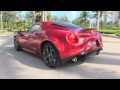 2015 Alfa Romeo 4C Launch Edition Start Up, Exhaust, and In Depth Review