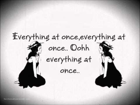 Everything at Once - Lenka Lyrics
