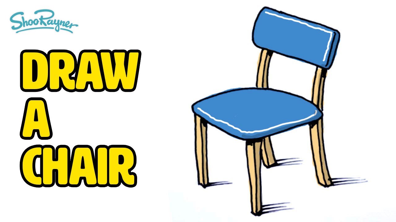 How to draw a chair - YouTube