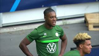 Wolfsburg Players Train Ahead Of LOSC Lille Champions League Clash