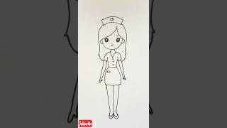 How To Draw A Beautiful Nurse