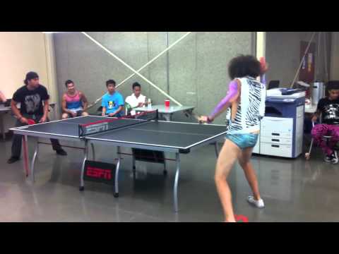 RED FOO vs SKY BLU in Ping Pong Sky and Foo go head to head in a aggressive