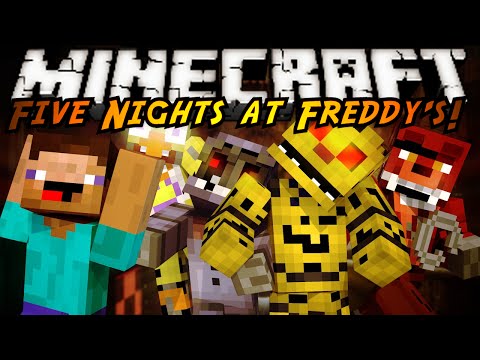 Minecraft Mod Showcase : FIVE NIGHTS AT FREDDY'S 2 MOD!
