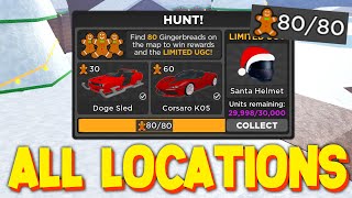 HOW TO FIND ALL 80 GINGERBREADS LOCATIONS in CAR DEALERSHIP TYCOON! ROBLOX! (GIN