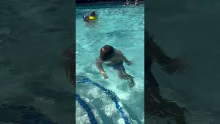 Lote Doing Backflips In The Pool At The Grand Californian Hotel