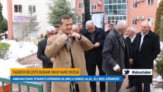 Pazarcık Belediye Başkanı Yakup Hamdi Bozdağ Ankaradan Eli Boş Dönmedi
