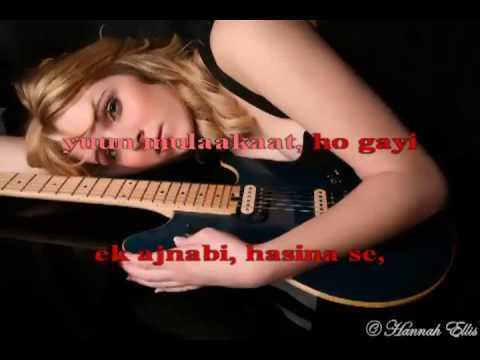 Video Karaoke of Ek Ajnabee Hasina Se from Hyderabad Karaoke...