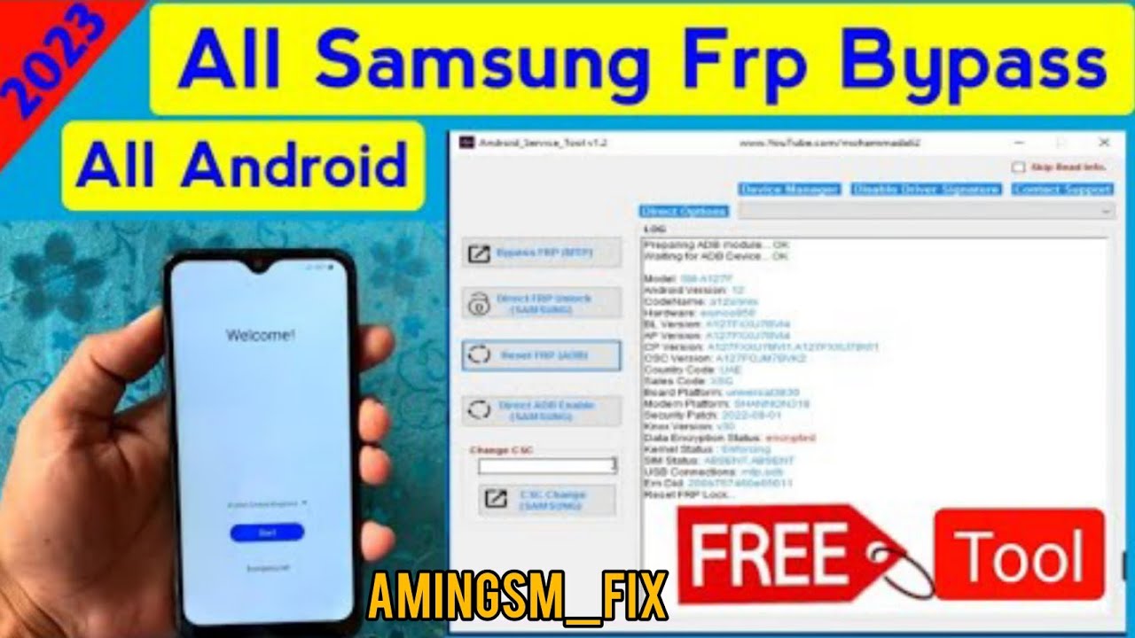 Samsung FRP Bypass Android 12, 13. Free method remove Samsung FRP Bypass Android 12, 13. Free method remove
