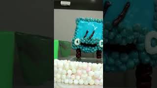 Teal Bus Turns Into A Candy