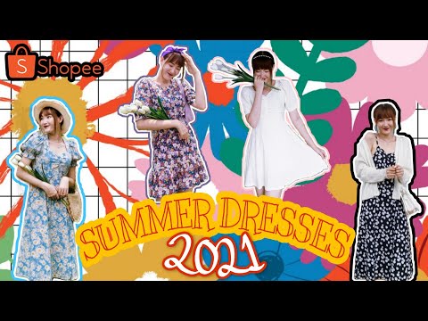 SHOPEE HAUL | 500k sắm các kiểu ĐẦM MÙA HÈ trên SHOPEE và cái kết 😱😱 | Một Ngày Mới