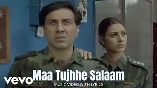Maa Tujhhe Salaam From Maa Tujhhe Salaam Sunny Deol & Tabu Independence Day Song 2025