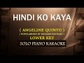 HINDI KO KAYA ( ANGELINE QUINTO ) ( LOWER KEY )  (COVER_CY)