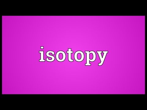 Header of isotopy