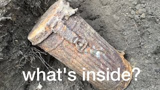 WW2 BOX FOUND/ww2 metal detecting/battlefield dug outs/wehrmacht relics WW2 BOX FOUND/ww2 metal detecting/battlefield dug outs/wehrmacht relics
