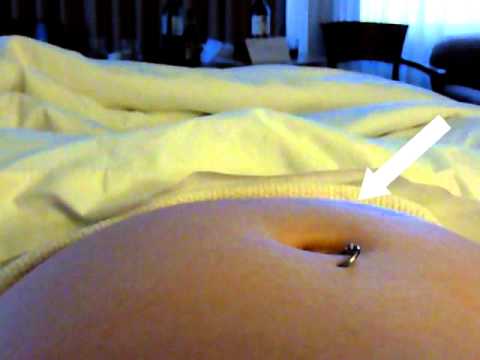 Knife navel poking photos