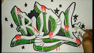 Graffiti Nama Part 2 Budy