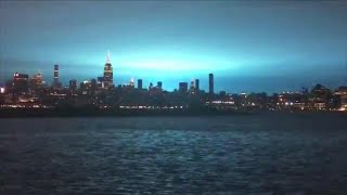 Why the Sky Turned Electric Blue in New York City