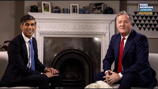 Monday: Piers Morgan Interviews Prime Minister Rishi Sunak - Round 2!